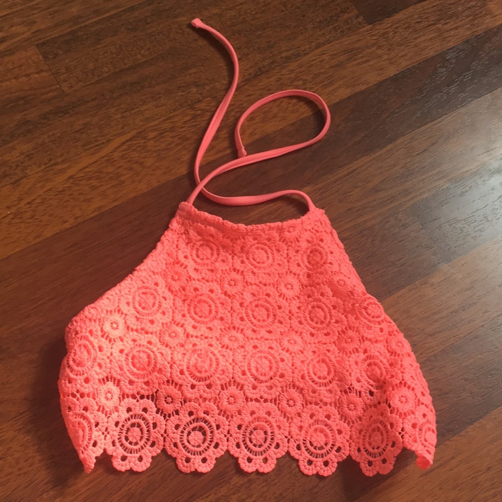Pink two piece bikini